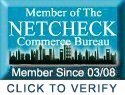 Proud Member of The Netcheck Commerce Bureau. Promoting ethical business practices worldwide.